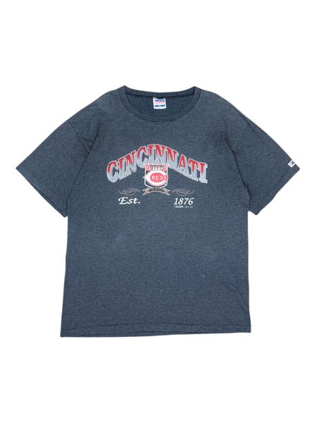 Vintage 1993 Cincinnati Reds striped tee - XL