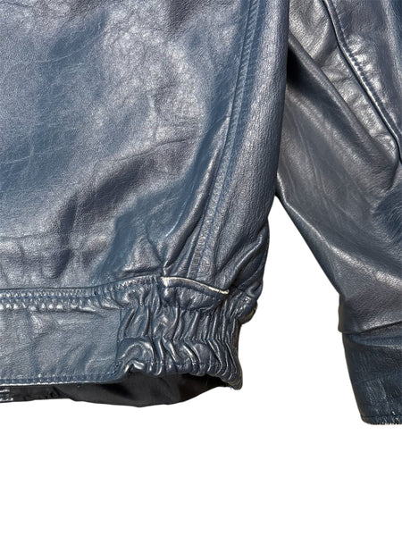 Vintage University of Waterloo leather jacket - L