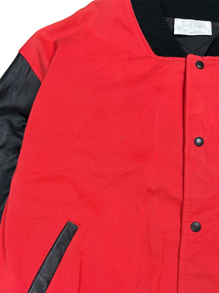 Vintage I.O.U. Across America leather varsity jacket - L