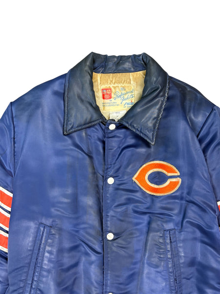 Vintage Shain Chicago Bears insulated satin jacket - M