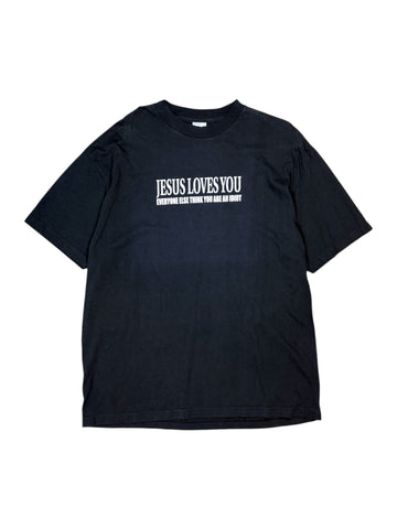 Vintage Jesus Loves You tee - XL