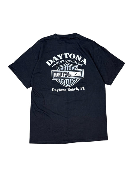 Vintage 2001 Harley Davidson Daytona Beach tee - L