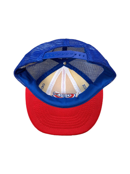 Vintage 80s Montreal Canadiens snapback trucker hat