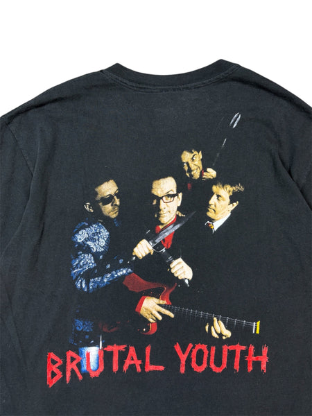 Vintage Elvis Costello & the Attractions Brutal Youth tee - XL