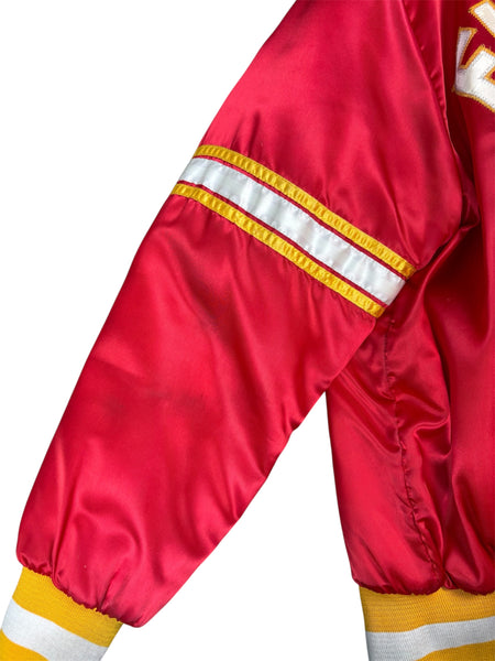 Vintage Shain Calgary Flames insulated satin jacket - M