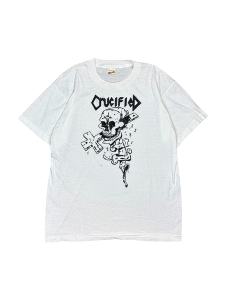 Vintage Crucified band tee - L
