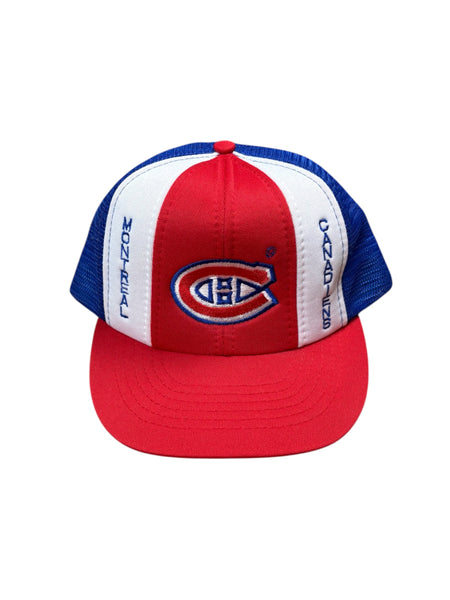 Vintage 80s Montreal Canadiens snapback trucker hat