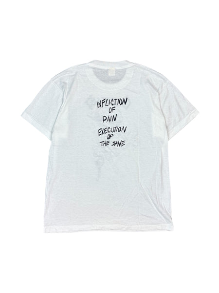 Vintage Crucified band tee - L