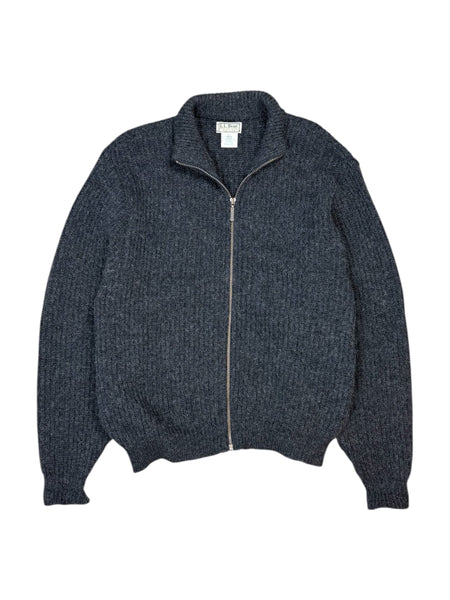 Vintage L.L. Bean full zip wool sweater - L