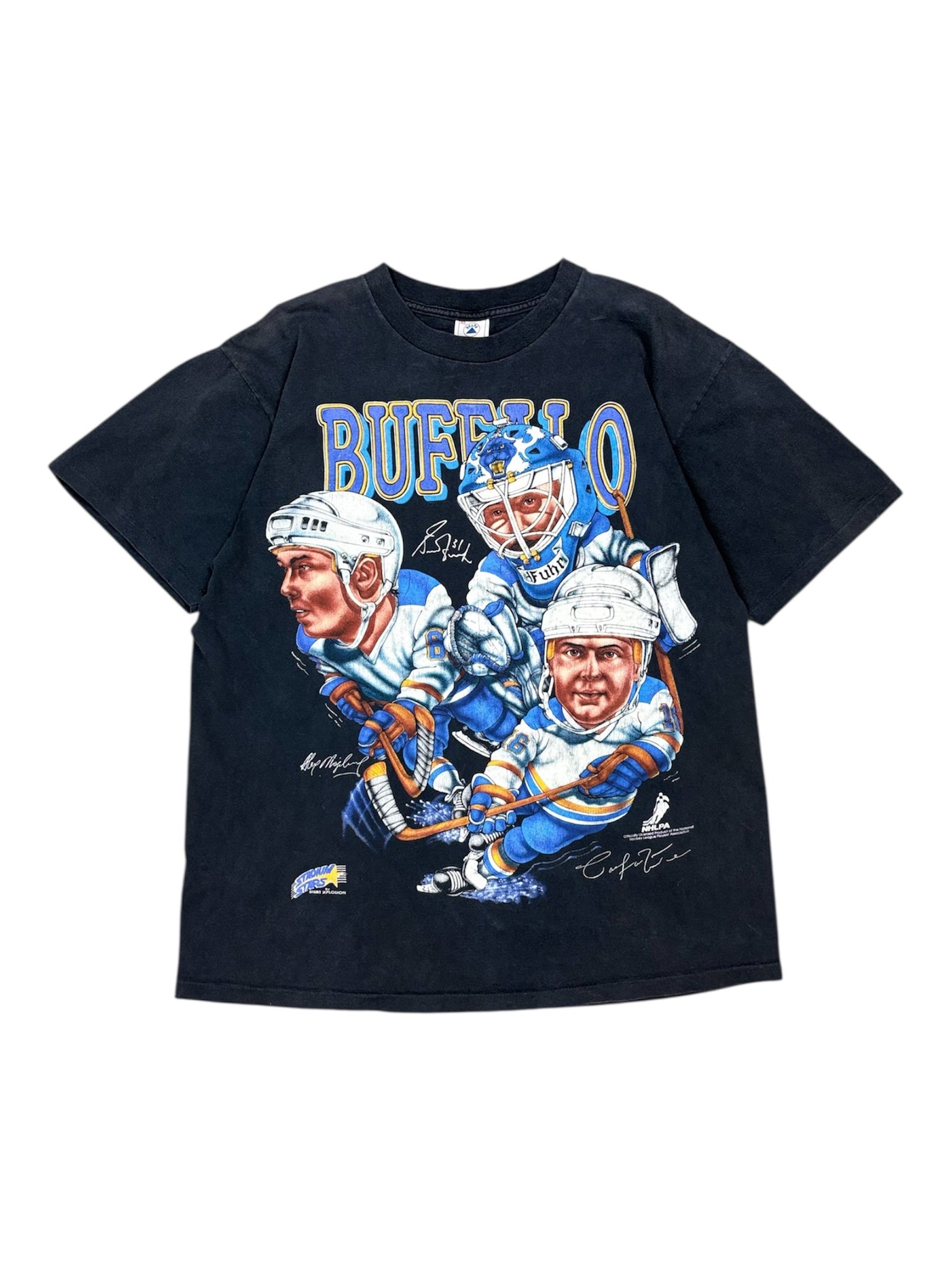 Vintage Buffalo Sabres Stadium Stars big head tee - XL