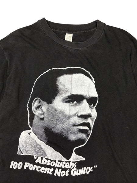 Vintage O.J. Simpson Not Guilty tee - L