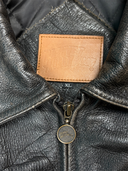 Vintage Planet Hollywood San Diego leather jacket - XL