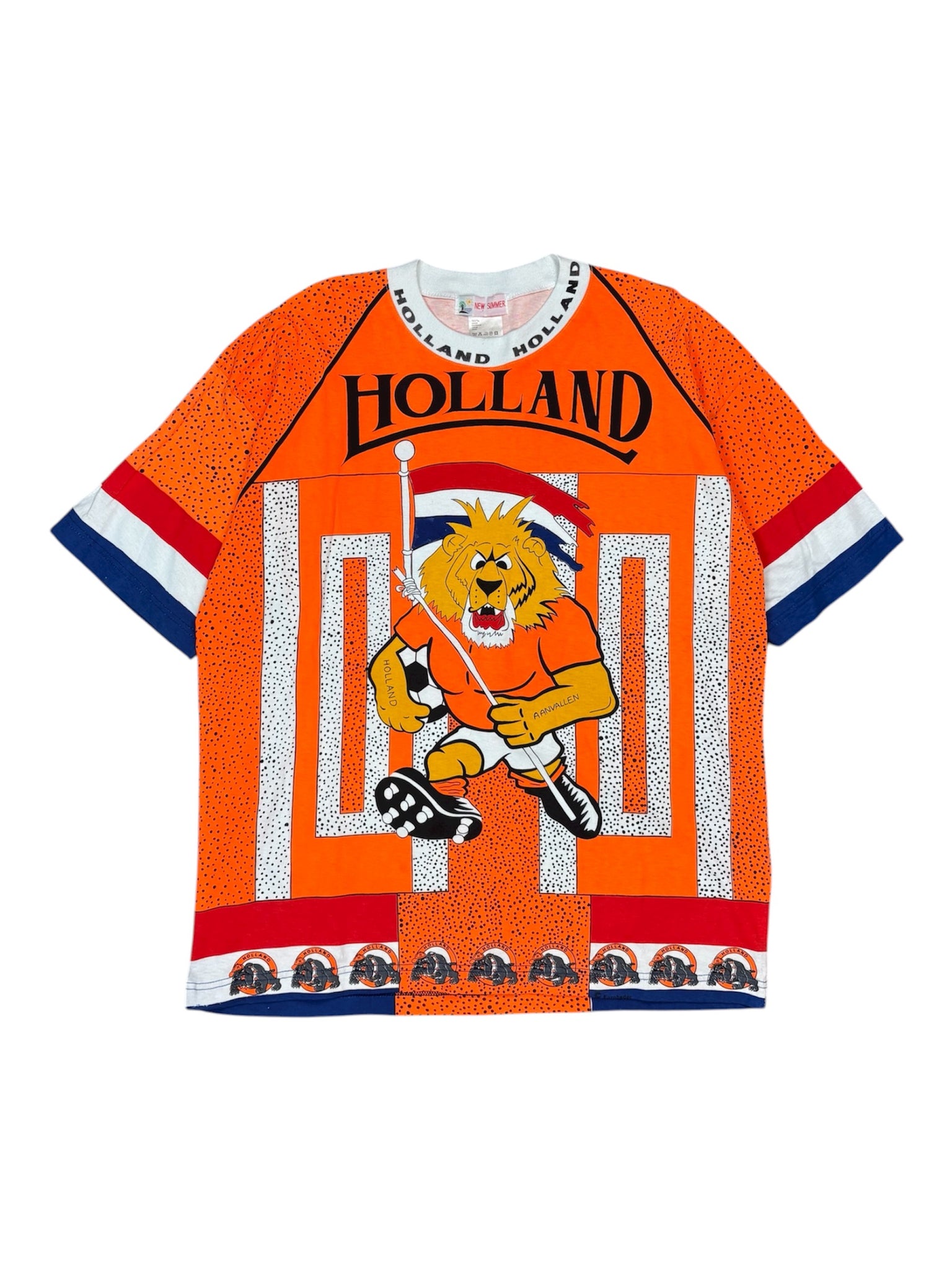 Vintage Holland Soccer all over print tee - XL