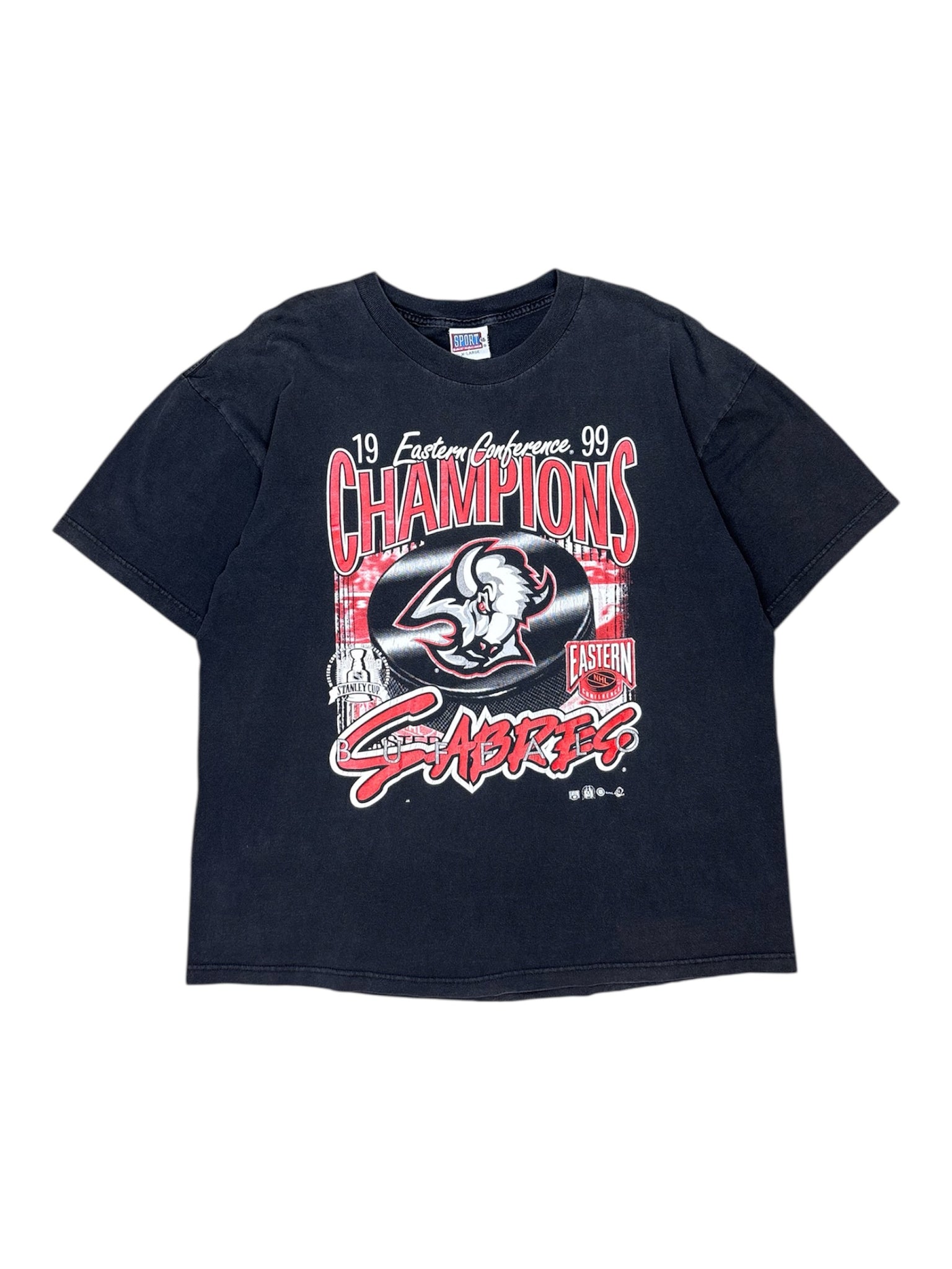 1999 Buffalo Sabres Eastern Conference Champions tee - XL