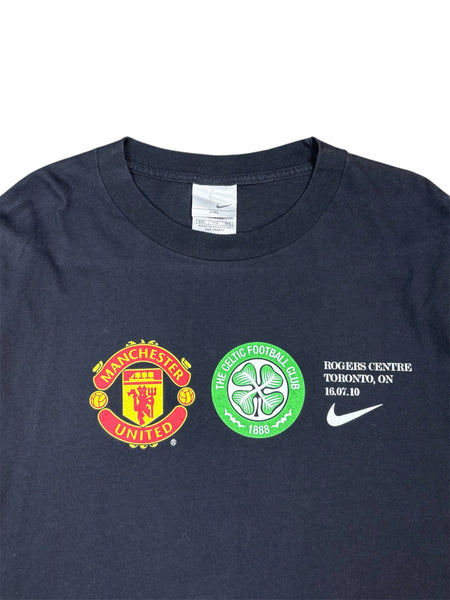 2010 Nike Manchester United vs Celtic FC at Rogers Centre tee - 2XL