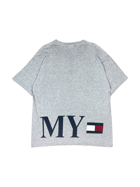 Vintage Tommy Hilfiger wrap around logo tee - M